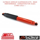 OUTBACK ARMOUR SUSPENSION KITS - REAR EXPEDITION FOR FITS ISUZU D-MAX 2012 +